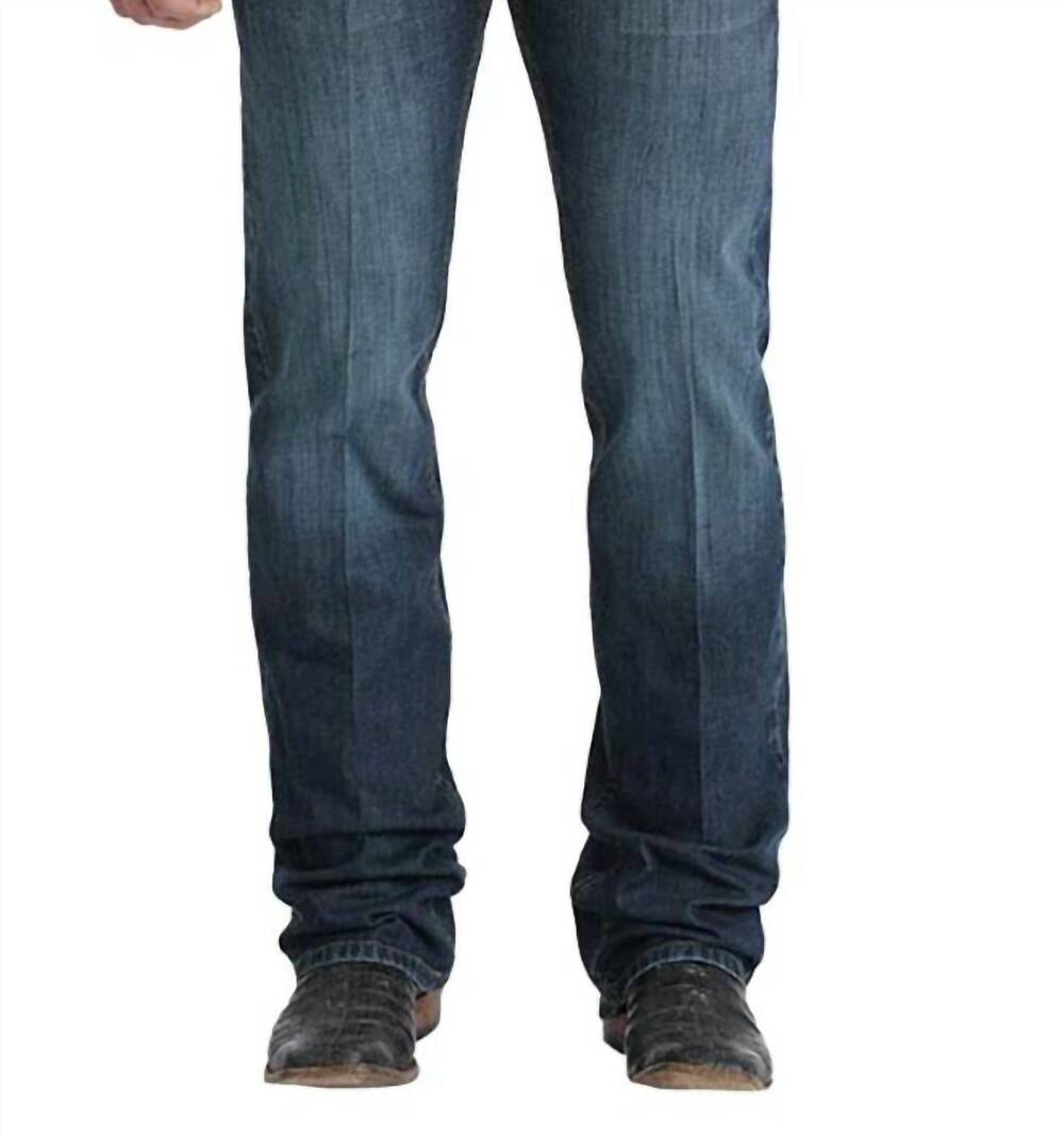 NEW CINCH men's relaxed fit boot cut jeans in medium indigo